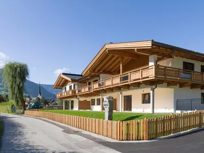 Das Gebäude in dem sich die Ferienwohnung befindet