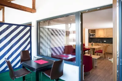 Küche/Küchenzeile in der Unterkunft Aparthotel Schindlhaus und Koia Premium Apartments