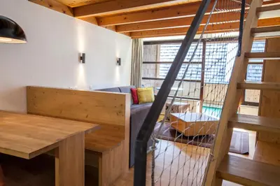 Ein Sitzbereich in der Unterkunft Aparthotel Schindlhaus und Koia Premium Apartments