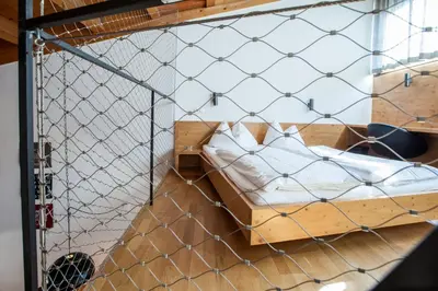 Ein Bett oder Betten in einem Zimmer der Unterkunft Aparthotel Schindlhaus und Koia Premium Apartments