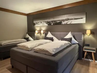 Ein Bett oder Betten in einem Zimmer der Unterkunft Gästehaus Johannes