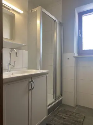 Ein Badezimmer in der Unterkunft Gästehaus Johannes