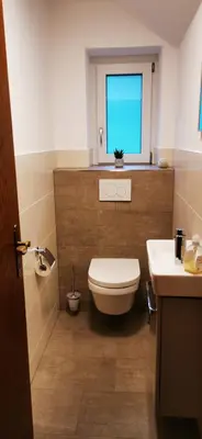 Ein Badezimmer in der Unterkunft Apart Pichler