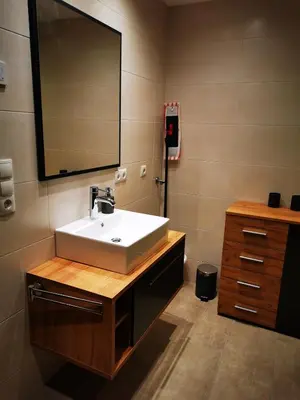 Ein Badezimmer in der Unterkunft Apart Pichler