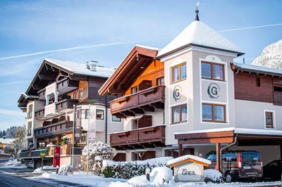 Das Gebäude in dem sich das Hotel befindet