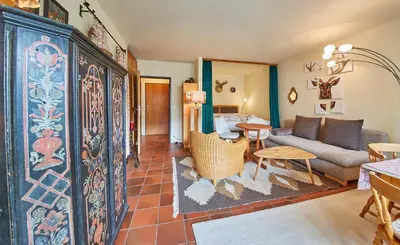 Ein Sitzbereich in der Unterkunft Appartement Homely