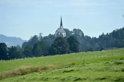 Naturlandschaft in der Nähe des Bauernhofs