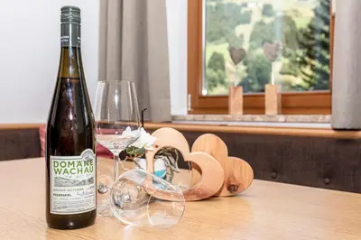 Getränke in der Unterkunft Apartment Hintermaisalm