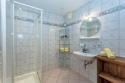 Ein Badezimmer in der Unterkunft Apartment Hintermaisalm