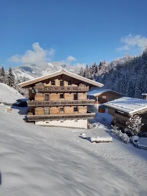 Alpboden im Winter