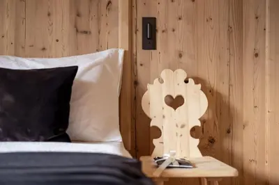 Ein Bett oder Betten in einem Zimmer der Unterkunft Brizerhaus