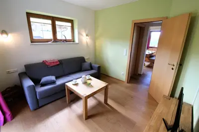Ein Sitzbereich in der Unterkunft Lodge Pengelstein by Apartment Managers