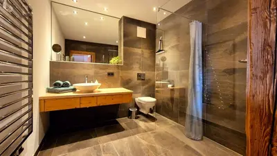 Ein Badezimmer in der Unterkunft Almliesl UTTE-652