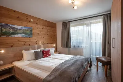 Ein Bett oder Betten in einem Zimmer der Unterkunft Haus Barbara