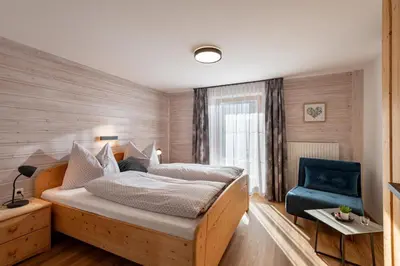 Ein Bett oder Betten in einem Zimmer der Unterkunft Haus Kaufmann