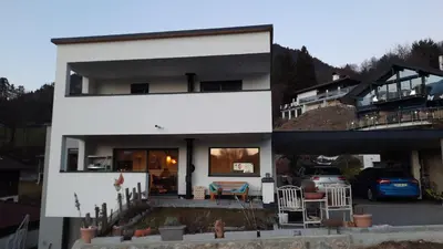 Das Gebäude in dem sich die Ferienwohnung befindet