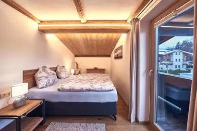 Ein Bett oder Betten in einem Zimmer der Unterkunft Haus Josef-Herold-Straße 17a