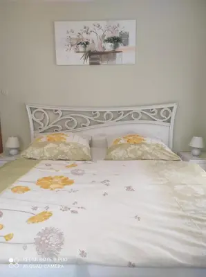 Ein Bett oder Betten in einem Zimmer der Unterkunft Haus Mühlenheim