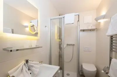 Ein Badezimmer in der Unterkunft Angerer Alpine Suiten und Familienappartements Tirol
