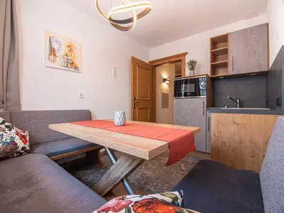Küche/Küchenzeile in der Unterkunft La Tombola Appartements