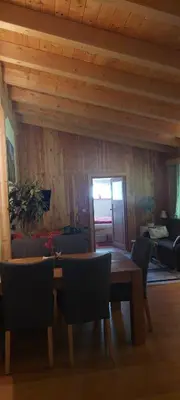Ein Sitzbereich in der Unterkunft Appartement Petra