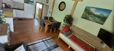 Küche/Küchenzeile in der Unterkunft Appartement Petra