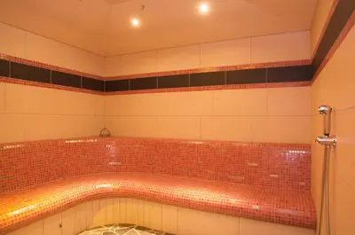 Ein Badezimmer in der Unterkunft Appartement Hotel Sonneck