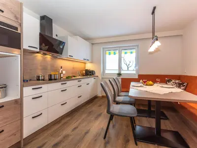 Küche/Küchenzeile in der Unterkunft Holiday Home Wildkogel by Interhome