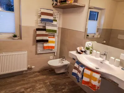 Ein Badezimmer in der Unterkunft Holiday Home Wildkogel by Interhome