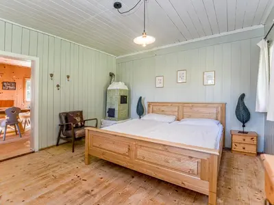 Ein Bett oder Betten in einem Zimmer der Unterkunft Talsenalm Wald Habitat