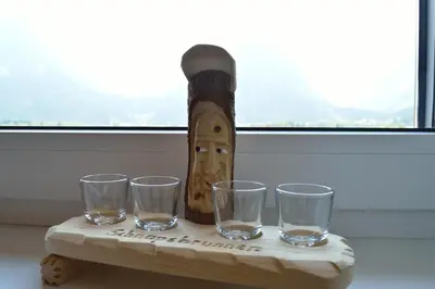 Getränke in der Unterkunft Haus Klein Rosental