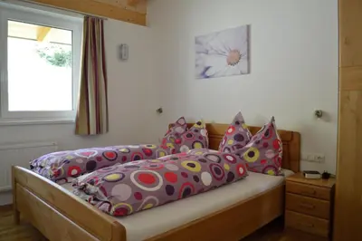 Ein Bett oder Betten in einem Zimmer der Unterkunft Haus Klein Rosental