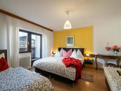 Ein Bett oder Betten in einem Zimmer der Unterkunft Appartementhaus Mantl