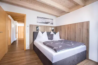 Ein Bett oder Betten in einem Zimmer der Unterkunft Apart Dahoam