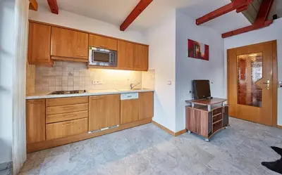 Küche/Küchenzeile in der Unterkunft MidTown Appartements