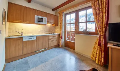 Küche/Küchenzeile in der Unterkunft MidTown Appartements