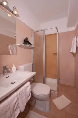 Ein Badezimmer in der Unterkunft Gasthof Riederhof