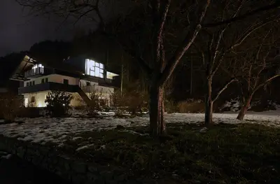 Das Gebäude in dem sich die Ferienwohnung befindet