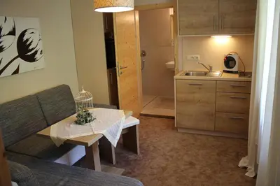Küche/Küchenzeile in der Unterkunft Ferienwohnung Klammhof