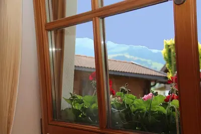 Ein Garten an der Unterkunft Appartement Seehäusl
