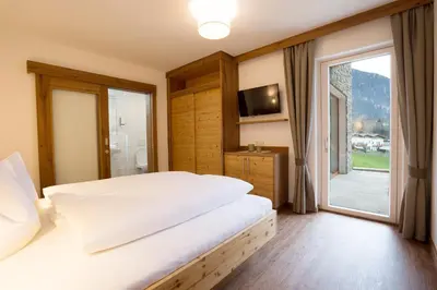 Ein Bett oder Betten in einem Zimmer der Unterkunft Appartement Freiblick