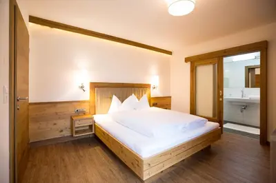 Ein Bett oder Betten in einem Zimmer der Unterkunft Appartement Freiblick