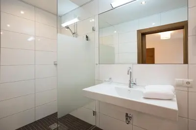 Ein Badezimmer in der Unterkunft Appartement Freiblick