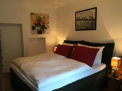 Ein Bett oder Betten in einem Zimmer der Unterkunft Toni Sailer Haus apartment