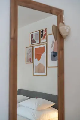 Ein Bett oder Betten in einem Zimmer der Unterkunft Dorfapartment Achensee