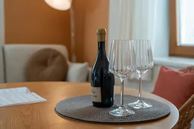 Getränke in der Unterkunft Dorfapartment Achensee