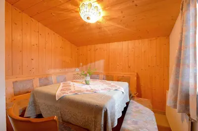 Ein Bett oder Betten in einem Zimmer der Unterkunft Haus am Waldesrand