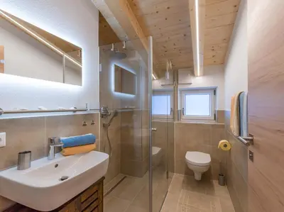 Ein Badezimmer in der Unterkunft Appartements Morgensonne
