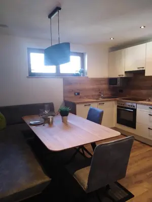 Küche/Küchenzeile in der Unterkunft rima apartments