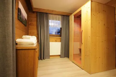 Ein Bett oder Betten in einem Zimmer der Unterkunft DAS LANDHAUS hart zillertal